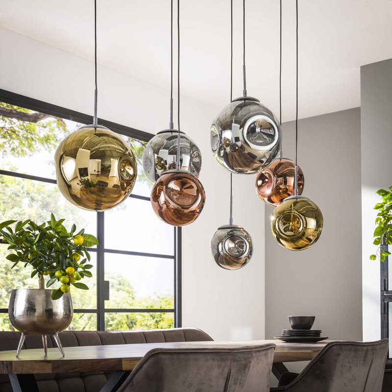 Stratford 7 - Light Cluster Globe Pendant