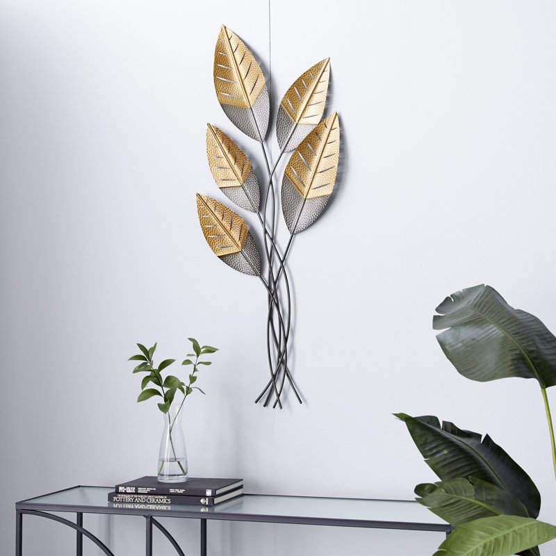 Boho Plants & Flowers Wall Decor on Metal