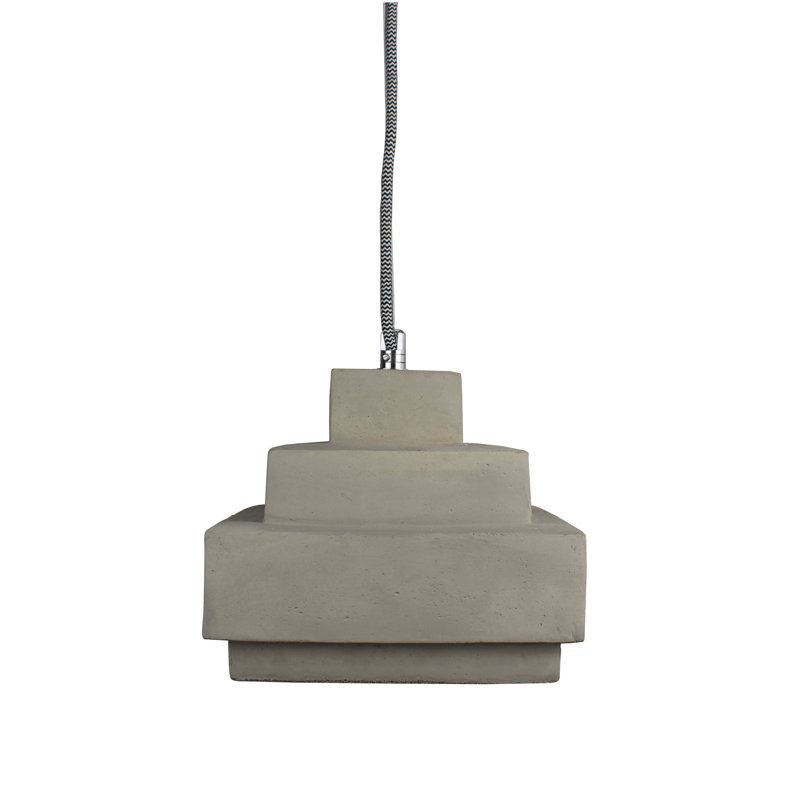 Luminaire suspendu géométrique unique à 1 lumière Maryang
