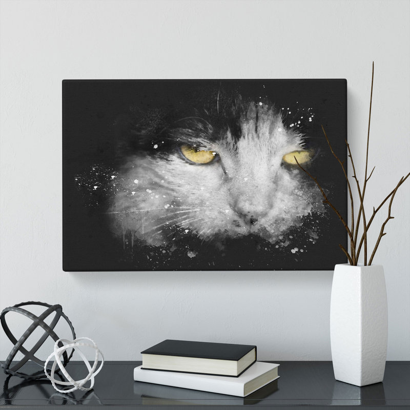 Portrait of a Cat Vol.4 - Wrapped Canvas, 35cm H x 50cm W x 3cm D