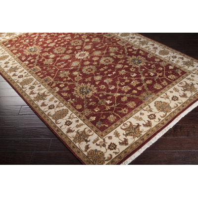 Derosier Wool Oriental Indoor Rug