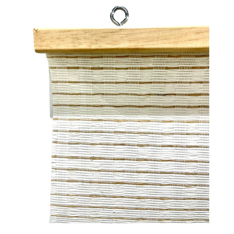 Cloison suspendue en papier tissé, H 72 po x l 30 po x P 1 po