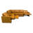 Niepocwich Leather Match Power Recline Sectional-615620584