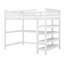 Lit mezzanine avec tablettes de rangement et bureau sous le lit-1374452321-1374452322