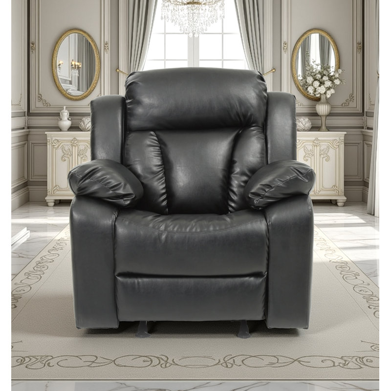 Novellara Rocker Recliner, Black