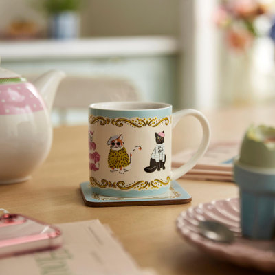 Cool Cats New Bone China Coffee Mug