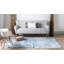 Tapis géométrique bleu / gris Jantsen-424045105