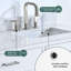 Meuble-lavabo double 72 po avec plateau en pierre reconstituée Narges