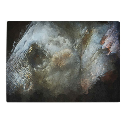 Tempered Glass Elephant Chopping Board