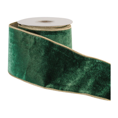 Velvet Wired Ribbon (Set of 2)
