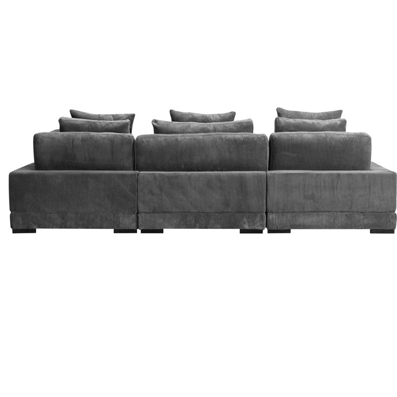 Tumble Modular Sectional, Gray