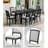 Keirsten 8 - Person Extendable Four Leg Dining Set-1710571853