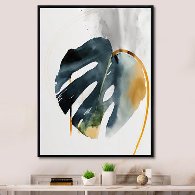 " Green Philodendron Leaf IV "