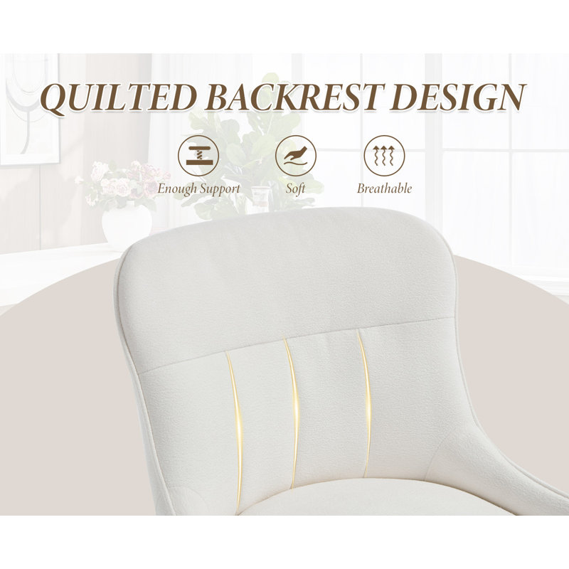 Joutel Counter Stool, White / White