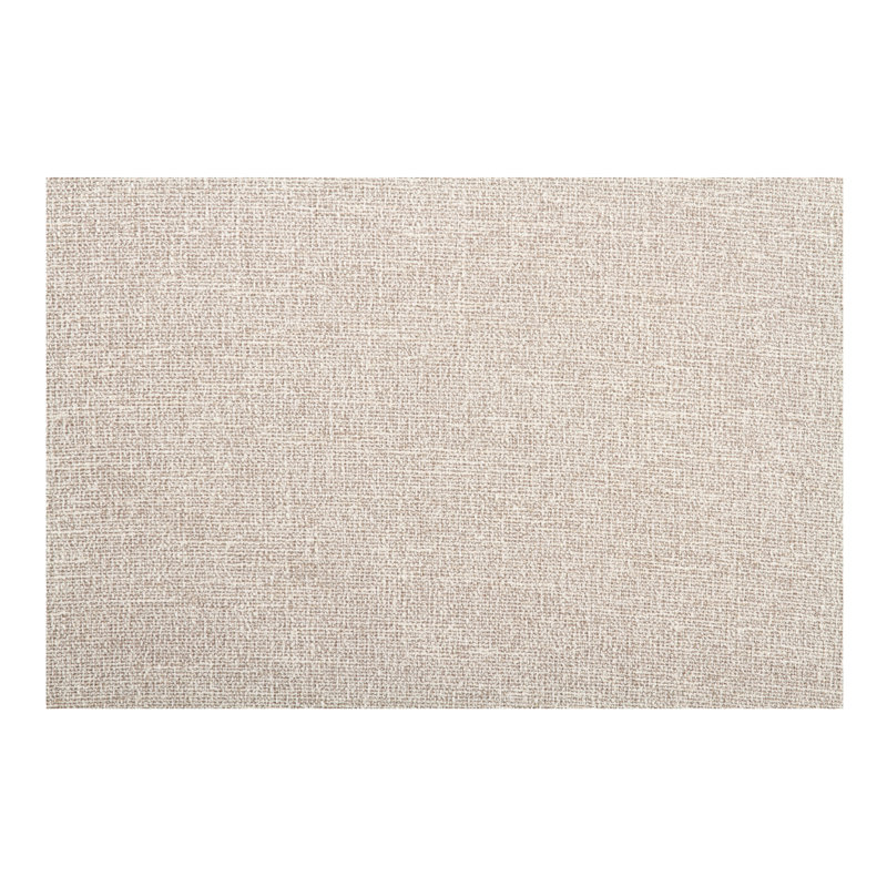 JUNE OTTOMAN PERFORMANCE FABRIC OATMEAL