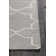 Chevella Authentic Flatwoven Handmade Silver Gray & Off-White Reversible Modern Geometric Star Lattice Wool & Cotton Area Rug