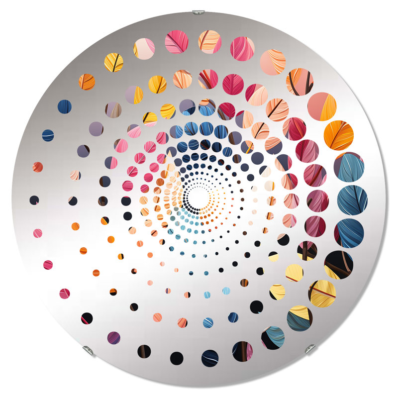 Gomas Circle Wall Mirror, 31.4" x 31.4"