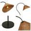 Lampe sur pied en rotin arqué 65 "-301583898