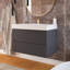 Meuble-lavabo mural 30 po en contreplaqué flottant avec lavabo