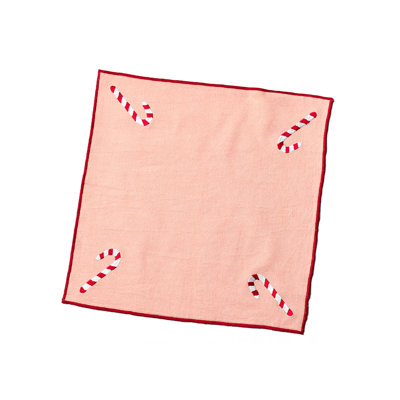 Candy Cane Provence 18 Napkin Set Of 4