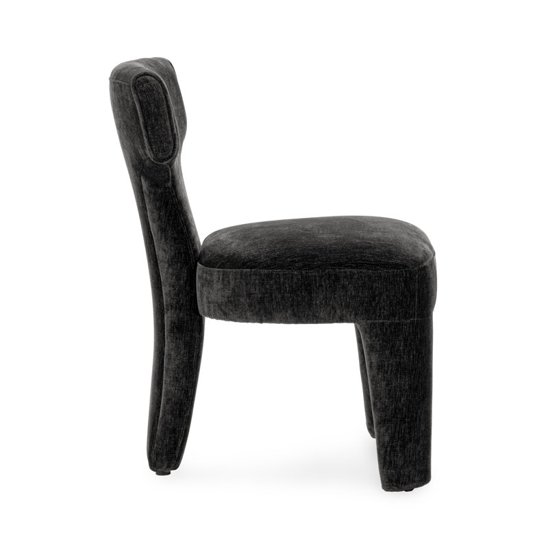 Khai Upholstered Dining Chair, Charcoal