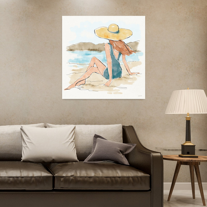 «Bathing Beauties II», art côtier, H 32 po x l 32 po