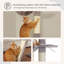 Arbre à chat gothique, du sol au plafond, haute tour à chat, arbre d'escalade à 5 niveaux pour chats d'intérieur avec maisonnette pour chat, poteau à griffes et échelle à hauteur réglable (83 po à 108 po)-131582476