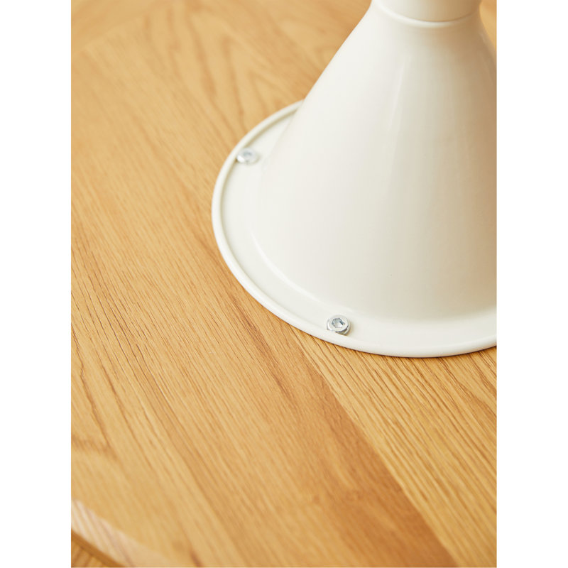 TABLE RONDE BLANC + BOIS