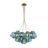 19-light Seeded Glass Cluster Bubble Chandelier