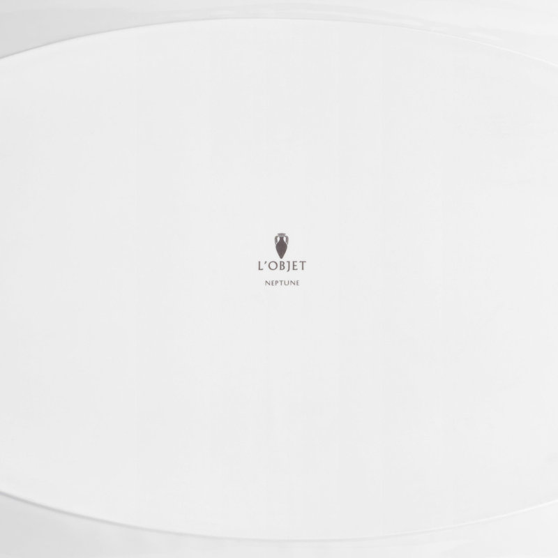 Neptune Oval Platter, 1.5" H x 21" L x 12" W