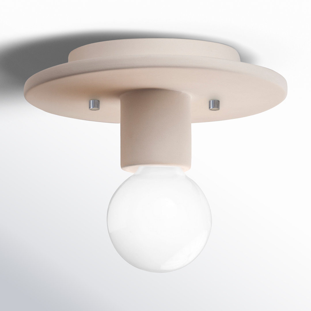 1-Light 8" Flush Mount AllModern Fixture