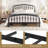 Valor Bed Frames Metal Platform Bed with Headboard-423181021-422472768