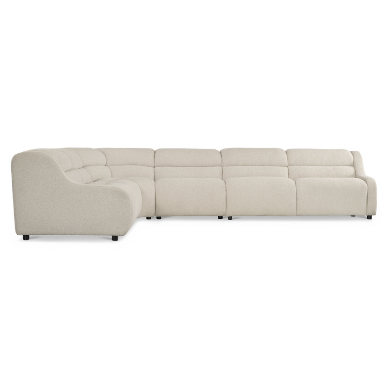 6-Piece Gio Fabric Power Motion Sectional