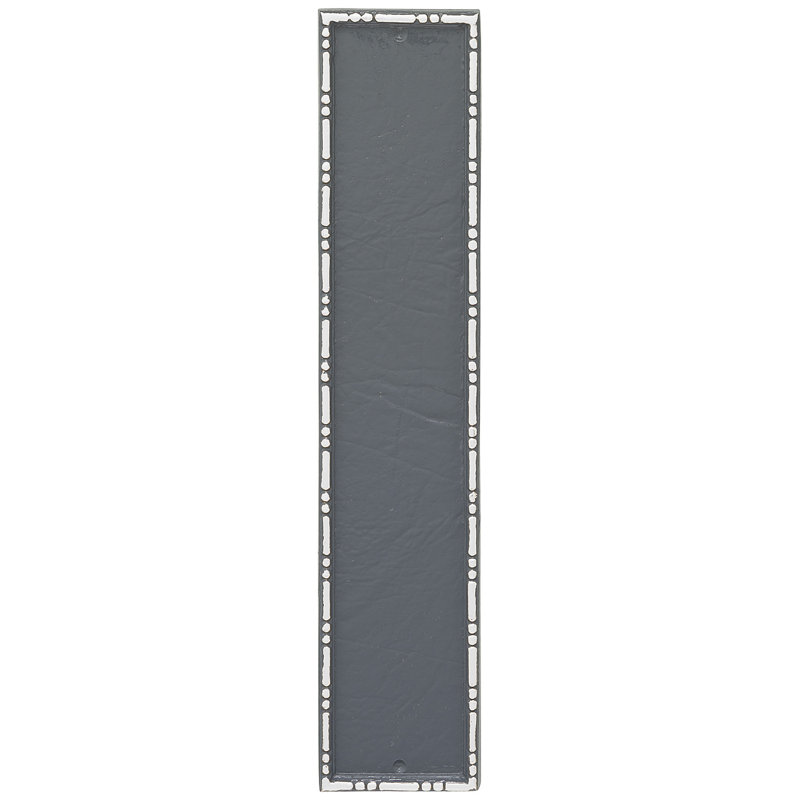 Plaque d’adresse murale sur 4 lignes lincoln, Gris/blanc