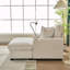 Chaise longue d'intérieur avec repose-pieds et rangement-1199179524