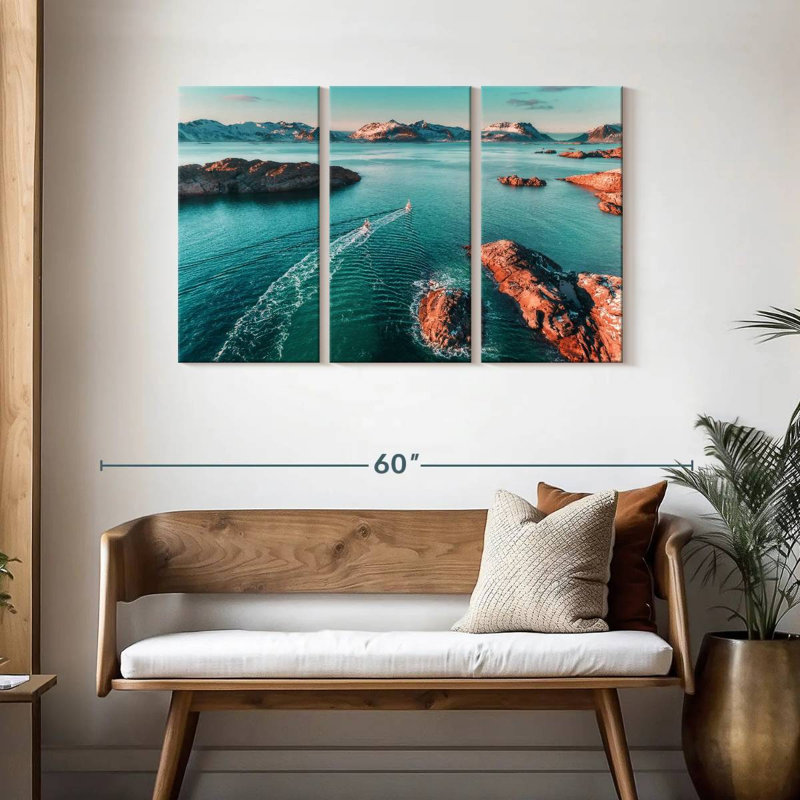 Sebbie Nordic Seascape, 28" H x 45" W