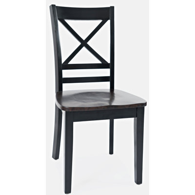 Chaise d'appoint en bois massif Paulis