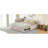 Full Size Upholstered L-Shaped Upholstered Daybed With Twin Size Pop Up Trundle And USB Ports, Beige-1911379611