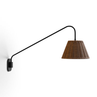 Joyelle Steel Plug-in Swing Arm Sconce