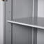 Armoire de salle de bain Cabinets avec 2 portes, 2 tiroirs et amp; Tablette réglable | Panneau de fibres à densité moyenne gris ardoise moderne