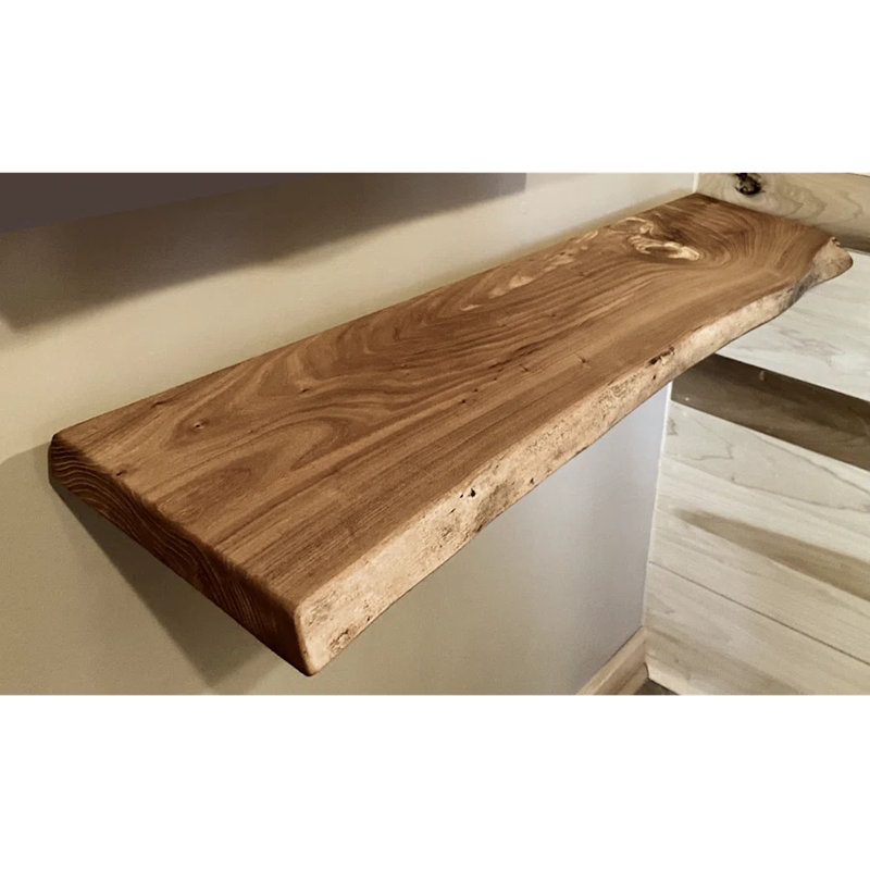 Tablette flottante Live Edge, H 2 po x l 78 po x P 12 po
