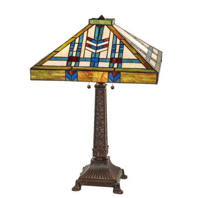 Lampe de bureau ambre 25 po Prairie