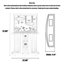 Aquariums à coins arrondis avec base décorative Hot-Bent