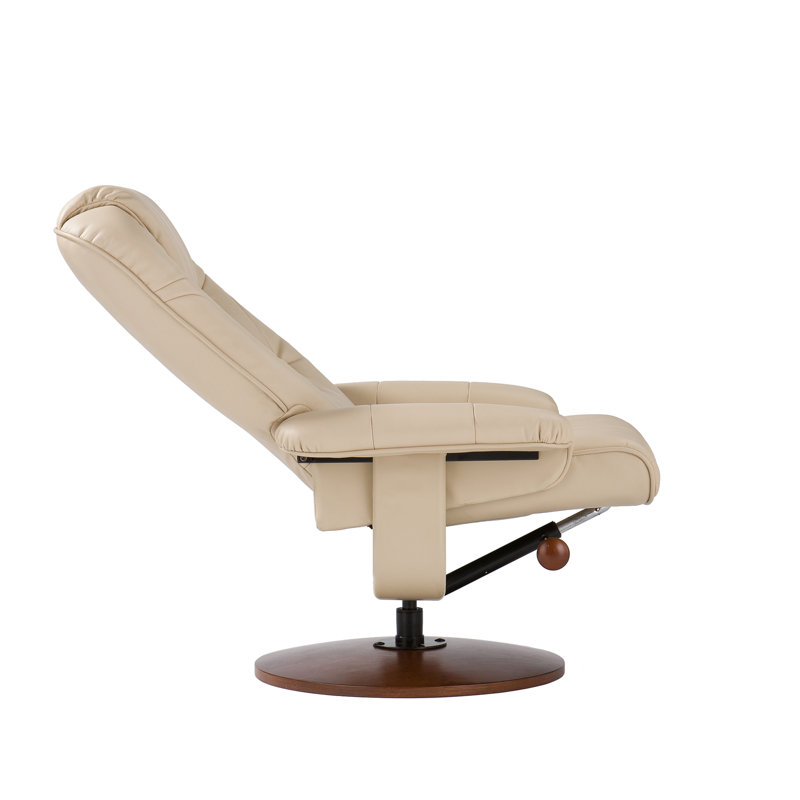 Fauteuil Fauteuil inclinable pivotant manuel avec repose-pieds Privett