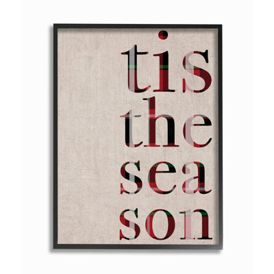 « tis the saison typography », art textuel