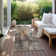 Flatweave Washable Abstract Indoor / Outdoor Rug