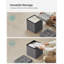 30cm Wide Tufted Rectangle Solid Colour Standard Ottoman with Storage-1451190394