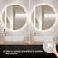 Miroir de salle de bain rond Naliyah-1418264218