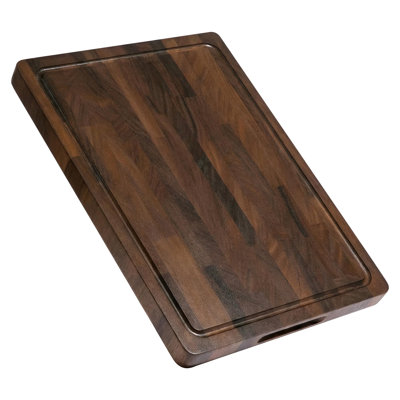 End Grain Wood Cutting Board (Black Walnut)