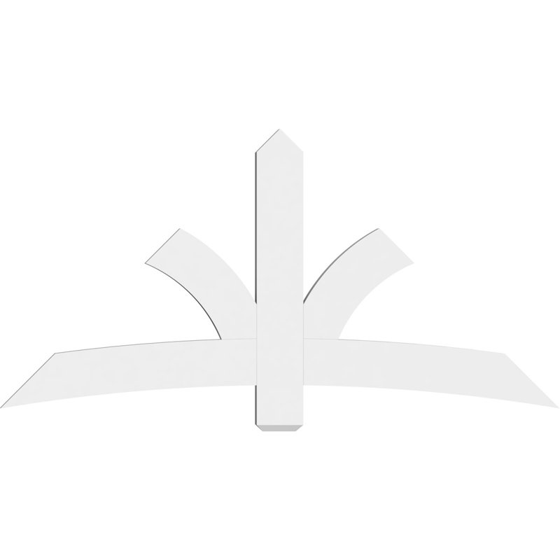 Support pour pignon Davenport, H 36 po x l 72 po (pas: 12/12), P 2 po x F 6 po, PVC